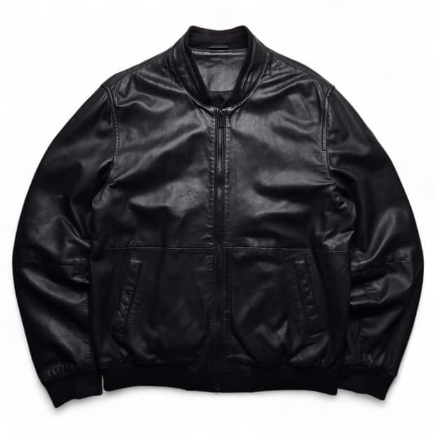 [L] 트루사르디 양가죽 블루종 자켓