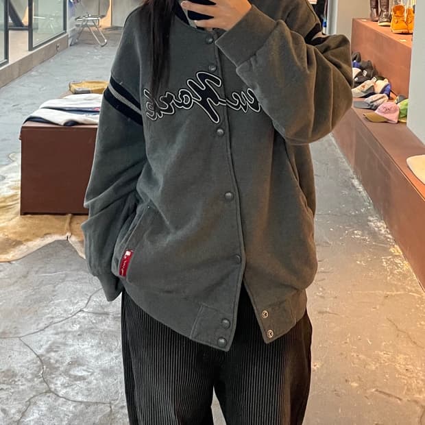 MLB 뉴욕 로고 바시티 자켓 H452