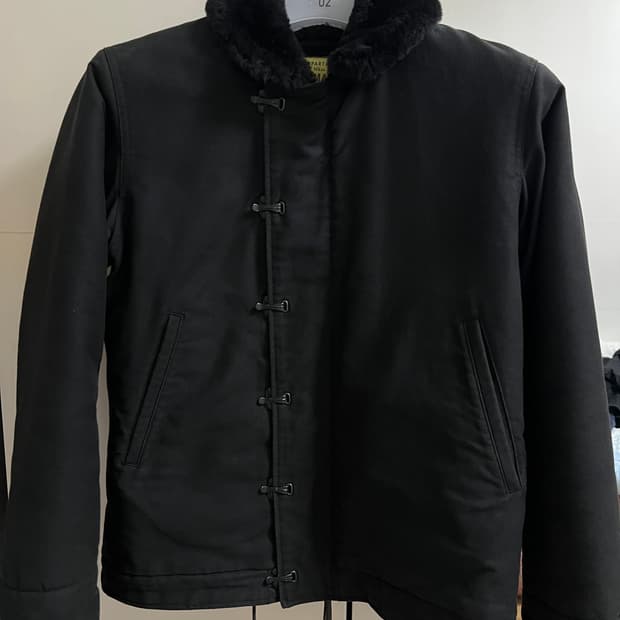 택포39) 버즈릭슨 윌리엄깁슨 후크 덱 자켓 블랙 S