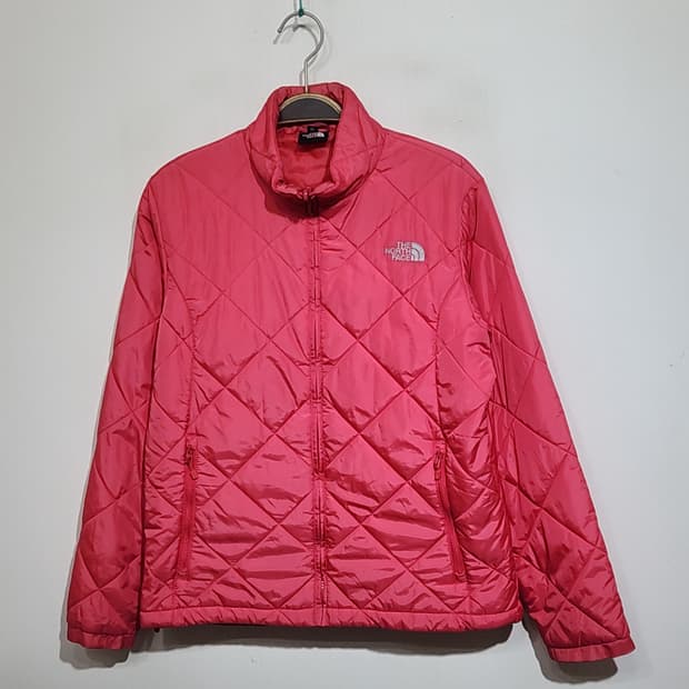 (L) 노스페이스 경량패딩 점퍼 핑크 아웃도어 자켓 