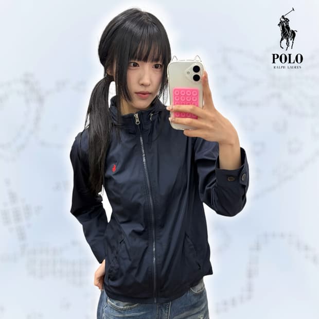 폴로 랄프로렌 로고 바람막이