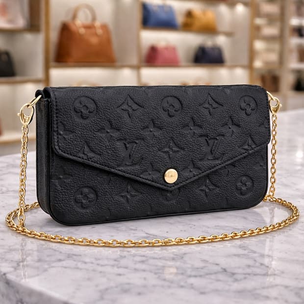 [S급] 루이비통 포쉐트 캔버스 앙프렝뜨 블랙 판매합니다!!!