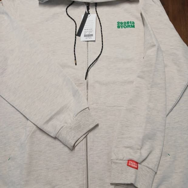 정품 스톰런던 후드 집업 XXL 새상품 급처