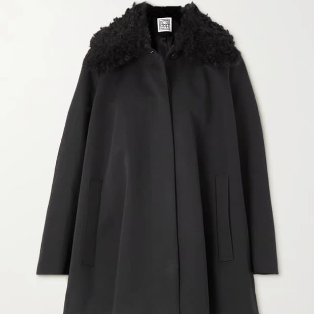 새제품) 토템 Toteme 시어링 칼라 코트