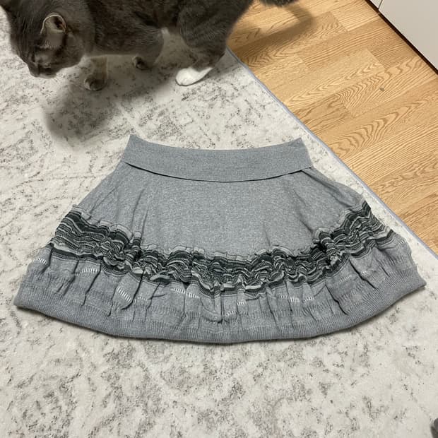 마리떼 프랑소와 저버 니트 스커트