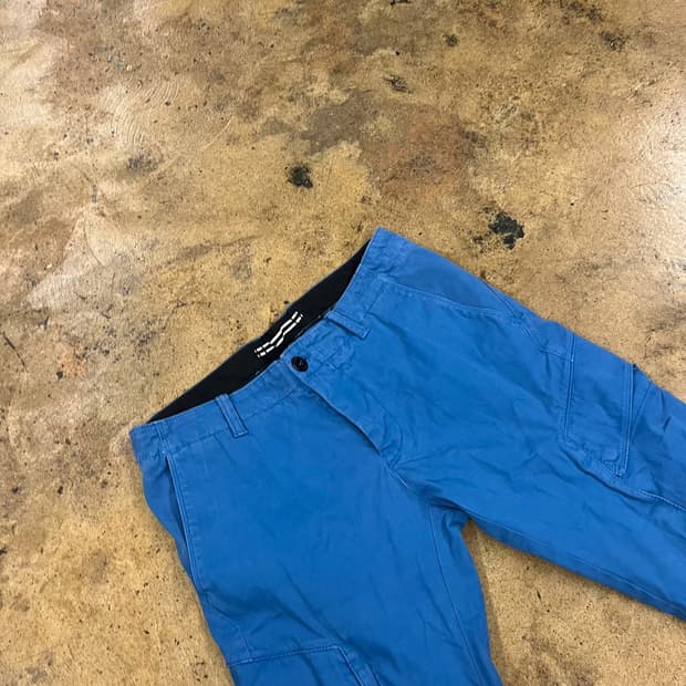 [정품/84] 스톤아일랜드 블루 카고 바지 b17