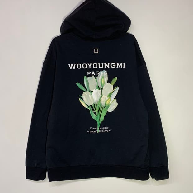 우영미 플라워 후드티