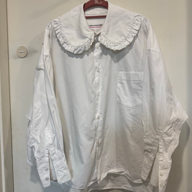 comme des garcons 꼼데가르송 girl 카라 블라우스