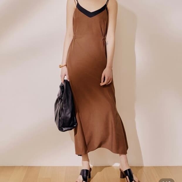 (1회착용)제이청 튜린 슬립 롱원피스 Turin Dress