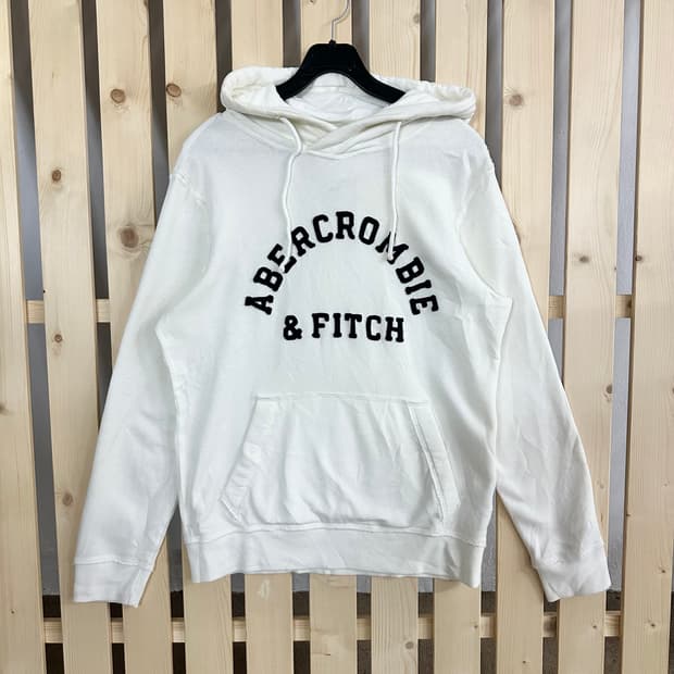 (M) 아베크롬비 화이트 후드티