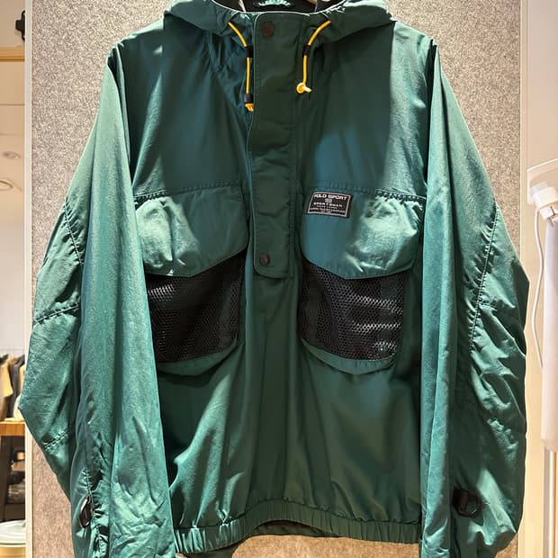 90년대 폴로 스포츠 스포츠맨 피싱 아노락 재킷