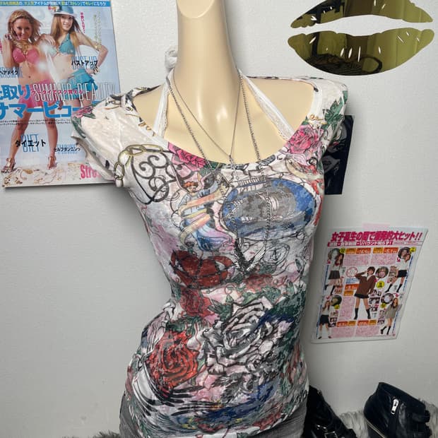 Rxn 에드하디깔 펑크 오리엔탈 반팔티