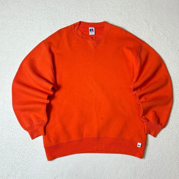 러셀 Russell 90's USA 헤비 코튼 스웻 맨투맨 PN7342