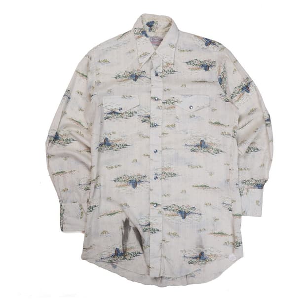 70’s H Bar C Western Pearl Snap Shirt 