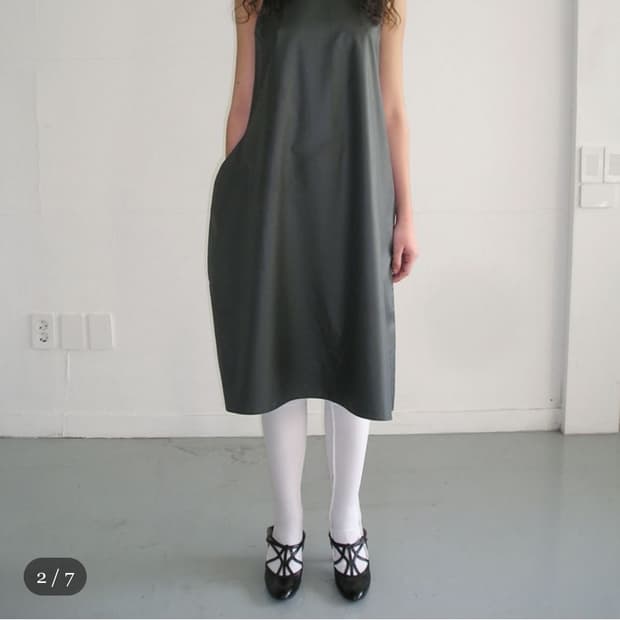 에옹쓰 eonts shasha inner dress (charcoal)
