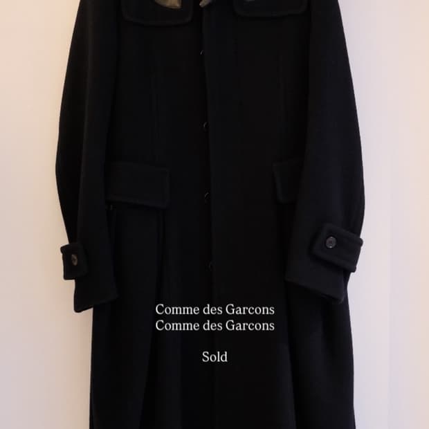 꼼데 롱코트