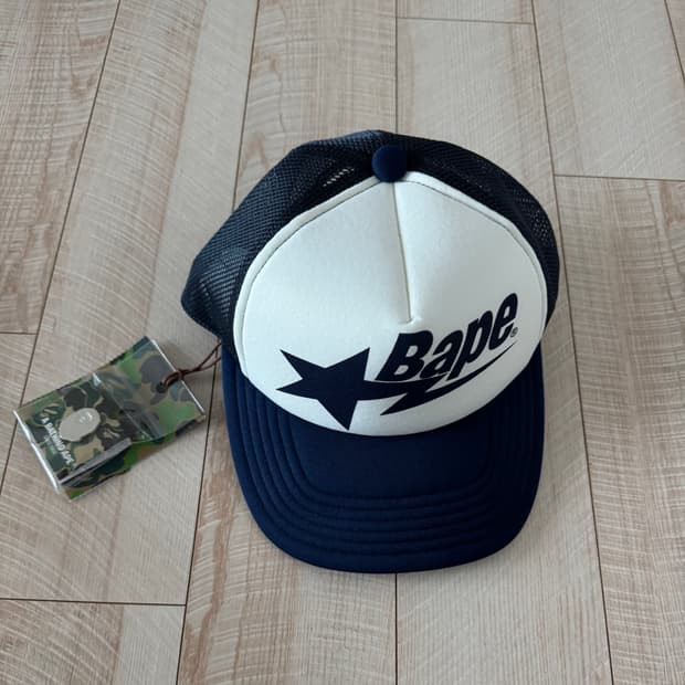 [OS] 베이프 스타 메쉬 캡 bape sta mesh cap 