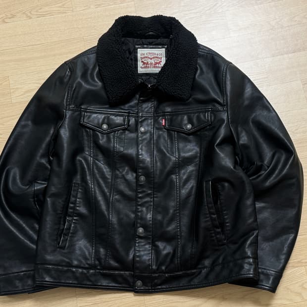 리바이스 천연가죽 라이더 자켓
