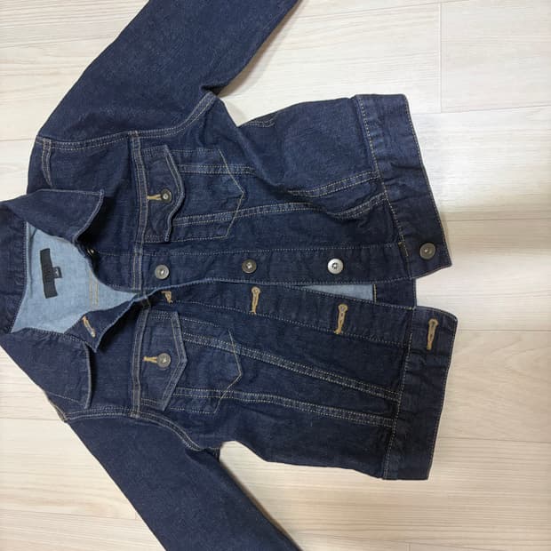 유니클로 데님 자켓 사이즈:우먼스s