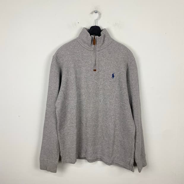 폴로 랄프로렌 그레이 하프 집업 M <666>
