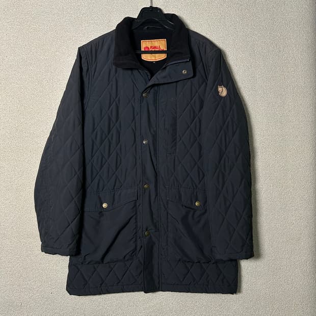 (M) 피엘라벤 퀼팅 자켓 블랙 