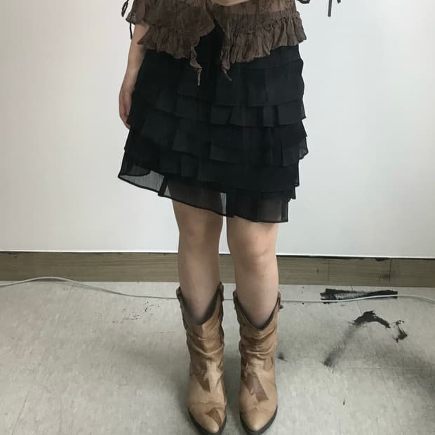 빈티지 캉캉 스커트