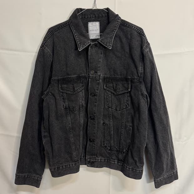 인스턴트데님 흑청 데님 자켓