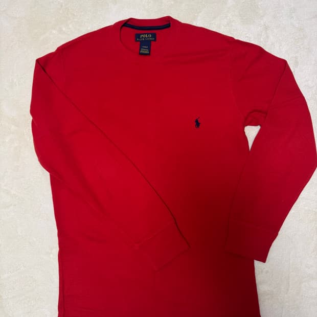 폴로 와플 롱슬리브 