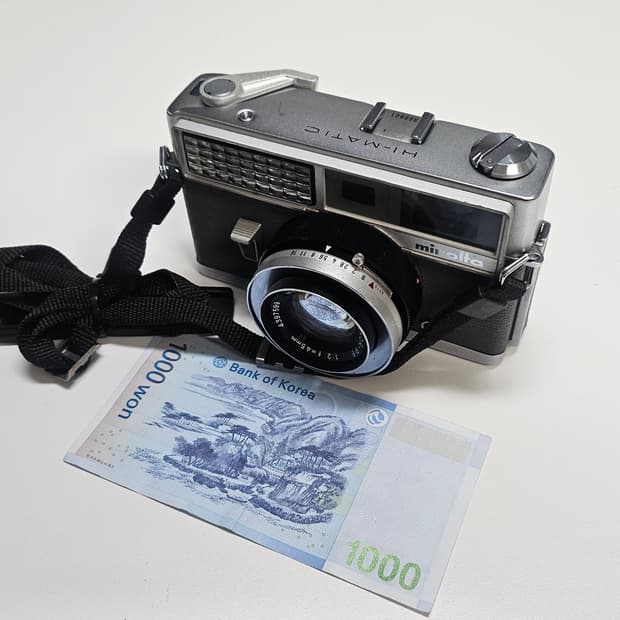 작례O 미놀타 역사의 한 획 하이매틱 + 로코르 pf 45mm f2 필름