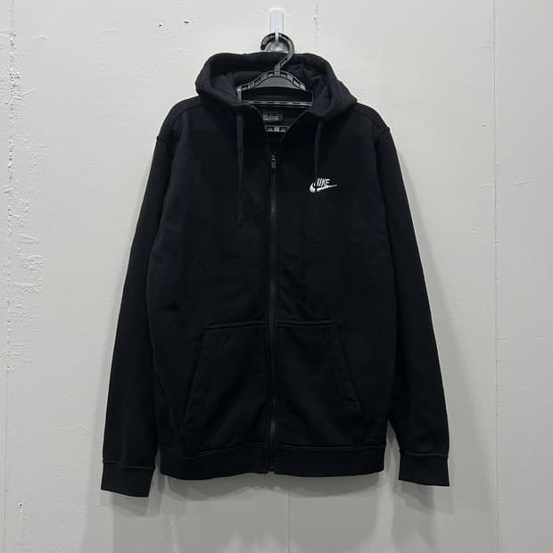 나이키 안감기모 후드집업 M 블랙