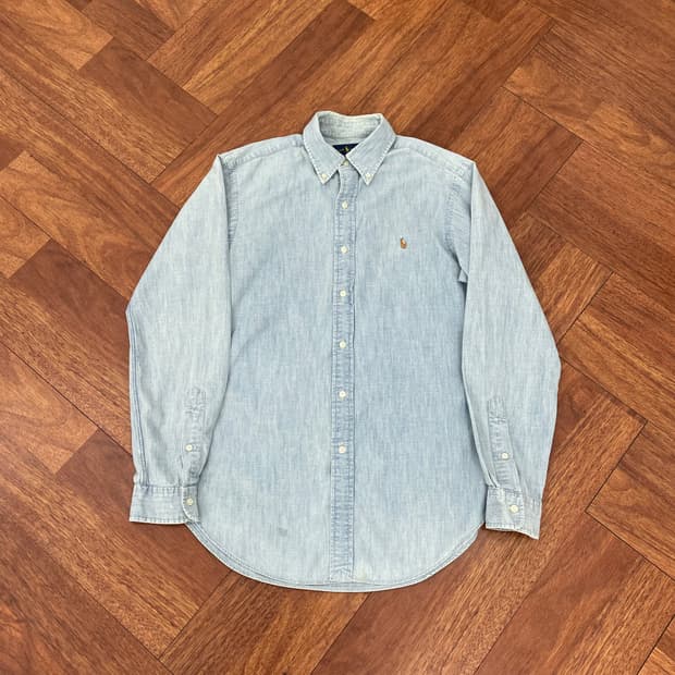 폴로 샴브레이 셔츠