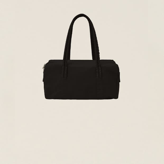 ÉÉ GARMENT DYED DUFFLE BAG (SMALL) BLACK