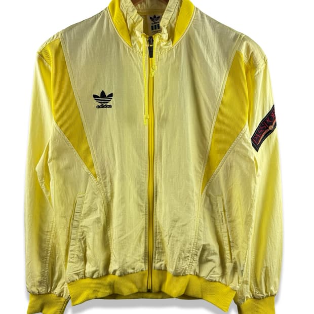 90s 아디다스 올드스쿨 옐로우 자켓2922