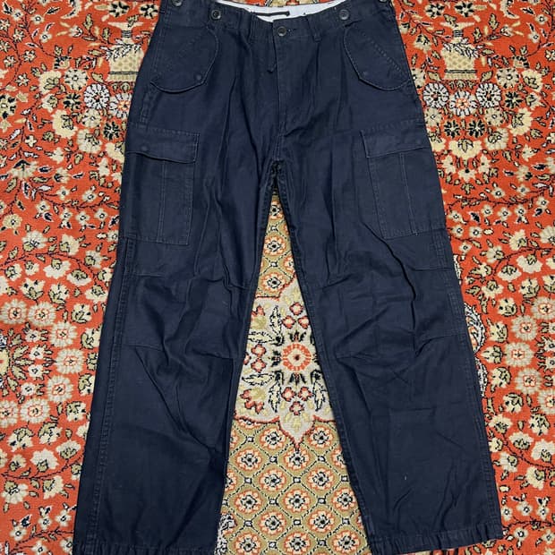  [M] M65 복각 필드 팬츠 블랙 미디움 레귤러