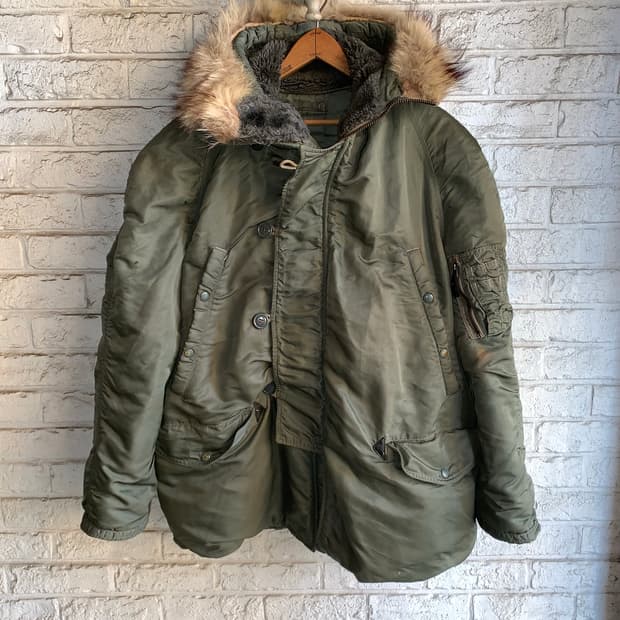 60년대 미공군 n-3b 파카 100