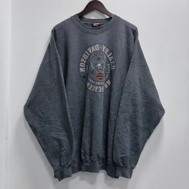 HDB 할리데이빈슨 전ㆍ후면 프린팅 맨투맨 