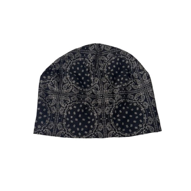 페이즐리 반다나 패턴 비니 듀렉 두건