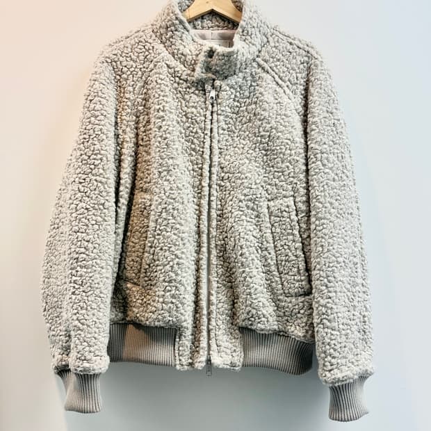 AFTER PRAY 애프터프레이 한정판 부클 자켓 M (크림베이지/민트급