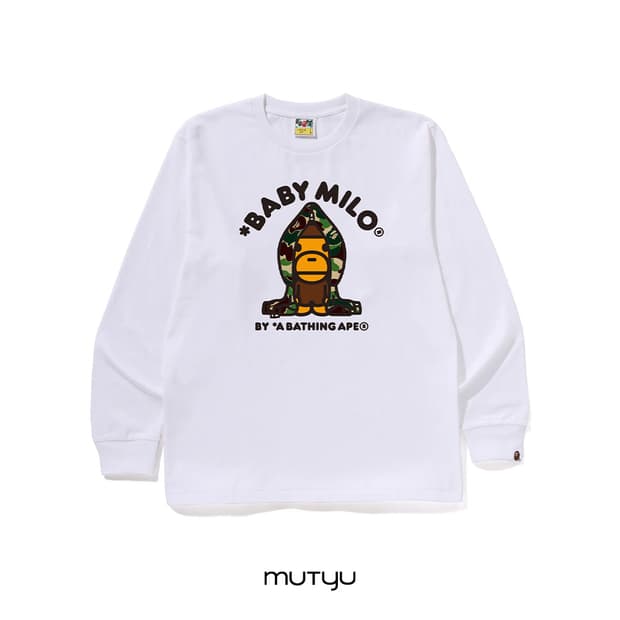 ABC 카모 마일로 후드 롱슬리브 티셔츠