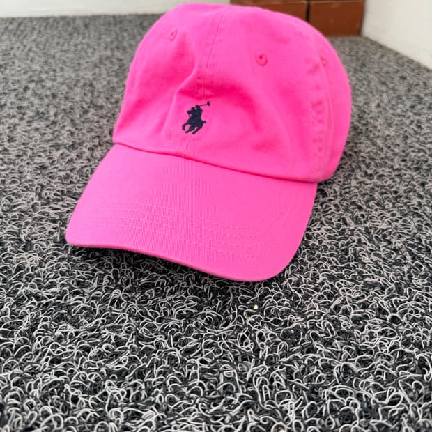 [Polo Ralph Lauren] 클래식 치노 코튼 볼캡 - 핑크