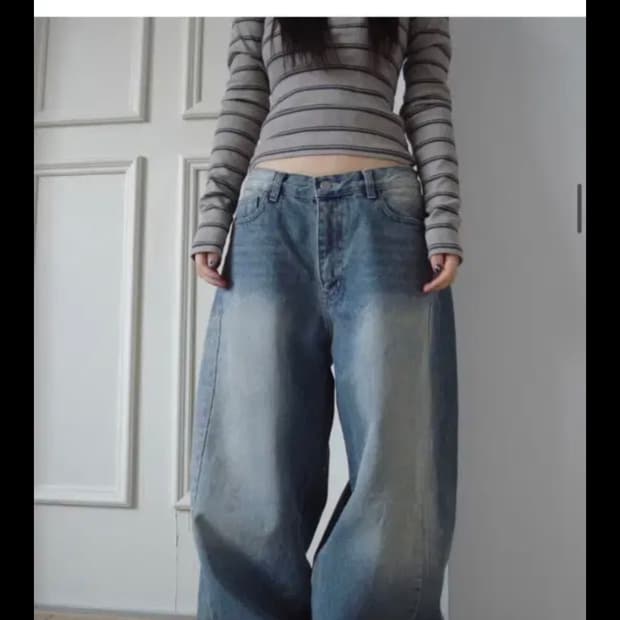 아워캐비넷 와이드 팬츠