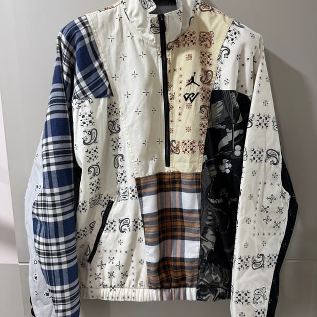 나이키 조던 x 러셀 웨스트브룩 패치워크 아노락