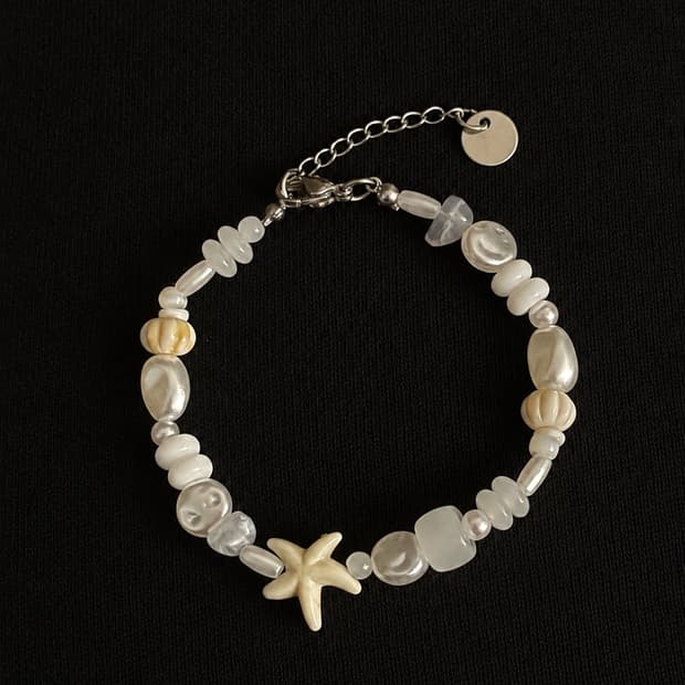 [담슨] 화이트 펄 팔찌 White Pearl Bracelet