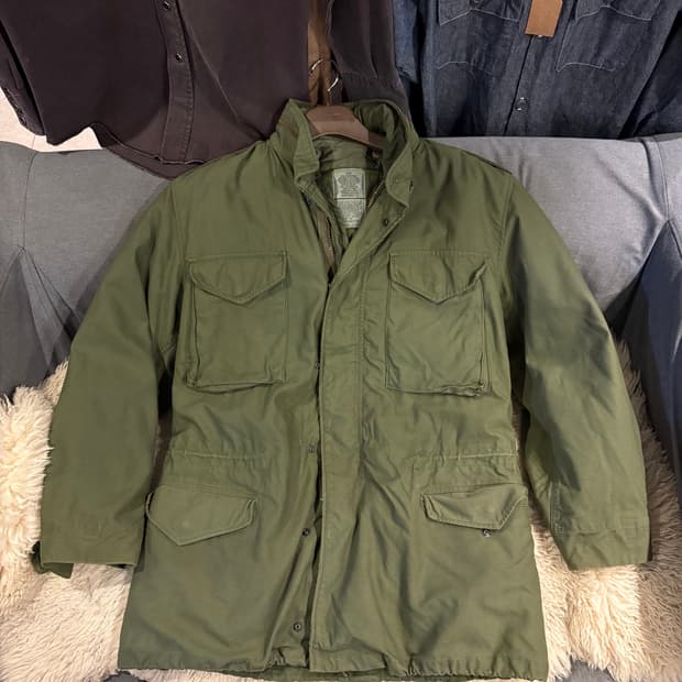 알파 인더스트리 70s 3세대  m65 필드자켓 미디움 롱