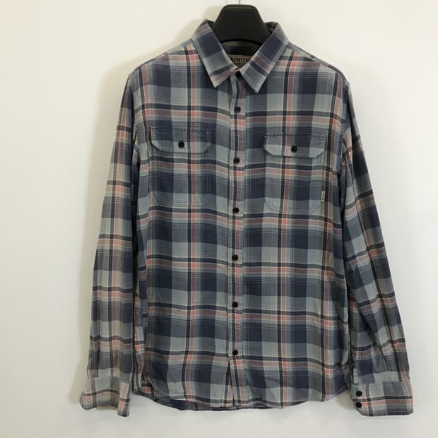BURTON USA 플란넬 체크셔츠 [L]