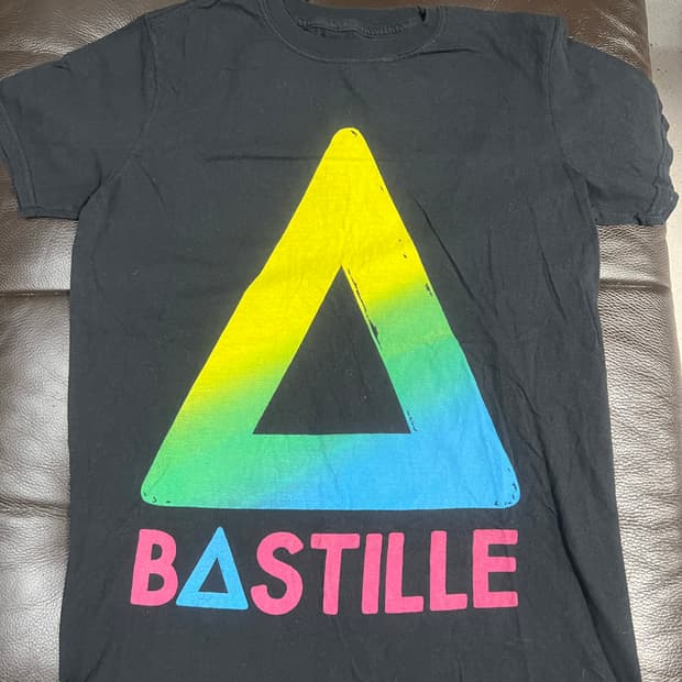 밴드 바스틸 Bastille 블랙 반팔 티셔츠