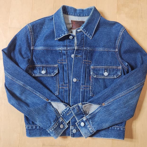 90s evisu 데님자켓