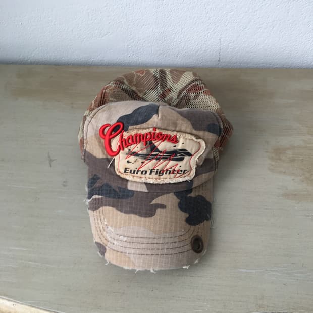 patch camo pattern cap
