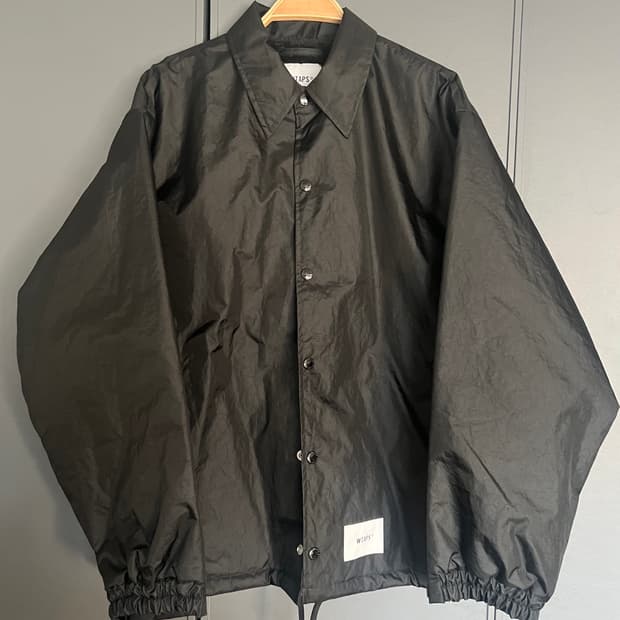 (3)더블탭스 MC 자켓 나일론 옥스포드 블랙