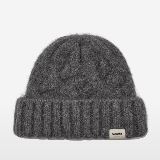 글로니 비니 G cable beanie 차콜